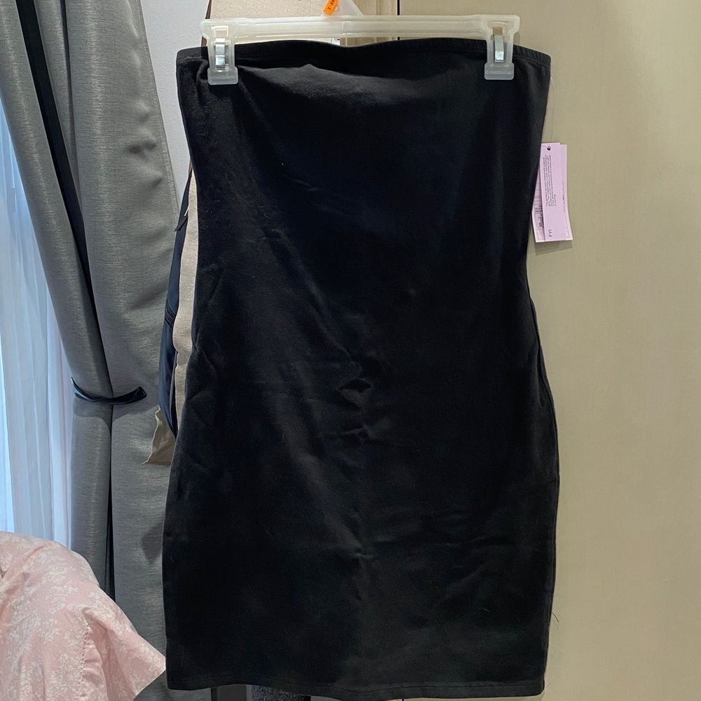 Wild Fable Black Strapless Mini Dress size medium